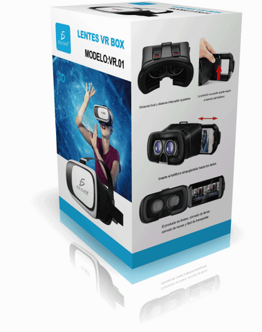 Lentes VRBOX de Realidad Virtual 3D de ELE-GATE - Cómpralo México